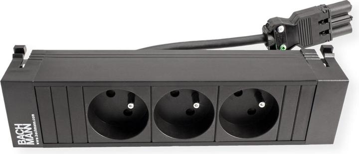 Produktbild Bachmann Steckdoseneinheit 916.059 (3 x, CEE 7/5, CEE 7/3, 0.20 m)