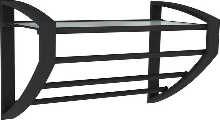 Allibert Loft -Game Towel holder 3 rods Matt Black - Hanging