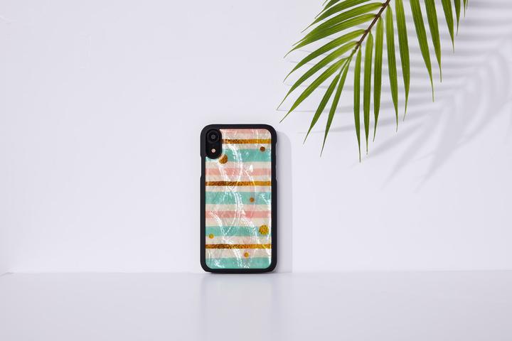 Actual product image Ikins SmartPhone case iPhone XR pop mint black (Apple iPhone XR)