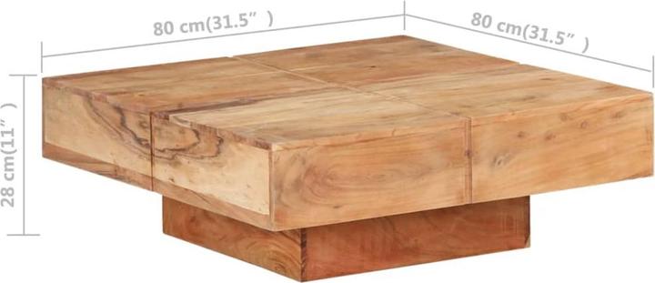 Produktbild vidaXL Couchtisch (80 x 80 x 28 cm)
