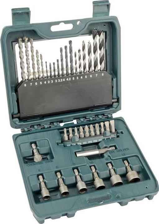 Image du produit Mannesmann Assortiment de forets universels 36e (3 mm, 4 mm, 5 mm, 6 mm, 7 mm, 8 mm)