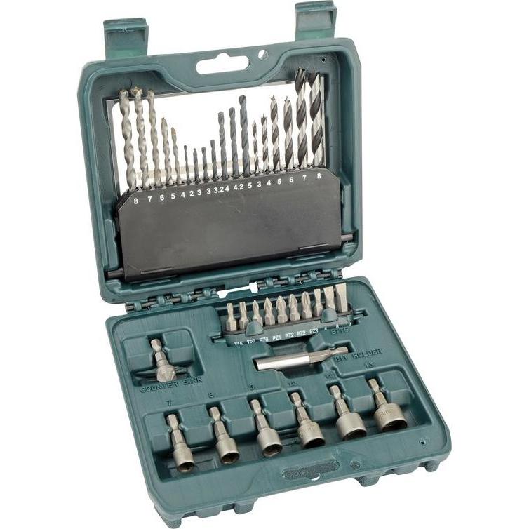 Thumbnail - Mannesmann, Bohrereinsatz, Universal-Bohrersortiment 36te (3 mm, 4 mm, 5 mm, 6 mm, 7 mm, 8 mm)