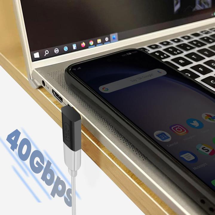 Actual product image Avizar USB-C adapter 90° angled (USB-C, USB-B)