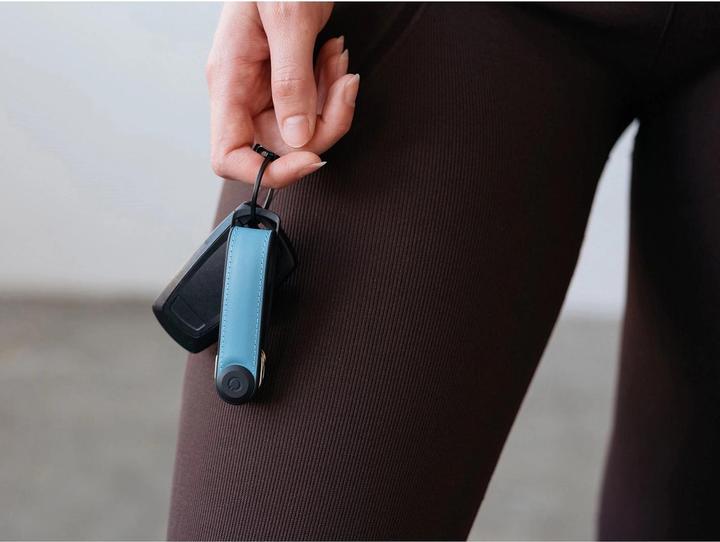 Produktbild Orbitkey Hybrid Leather Key Organiser - Lake Blue