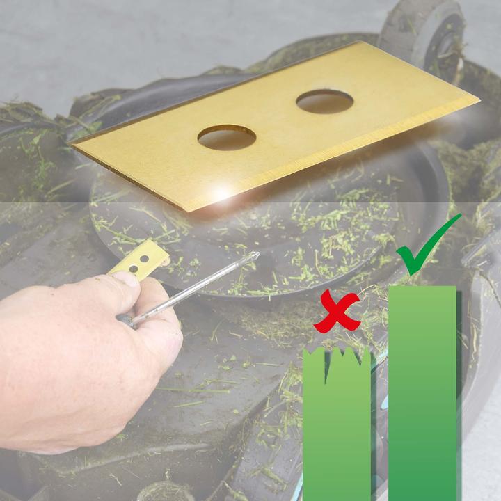 Immagine prodotto Wiltec Rasenroboter Messer Set Titan V2 35x18mm 18 Stück Mähroboter Rasenmäher (Robot falciante, Lame per tosaerba + lame di ricambio per macchine da giardino)
