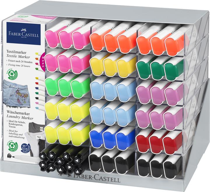 Produktbild Faber-Castell PoS Textilmarker (DAA326, 120 x)