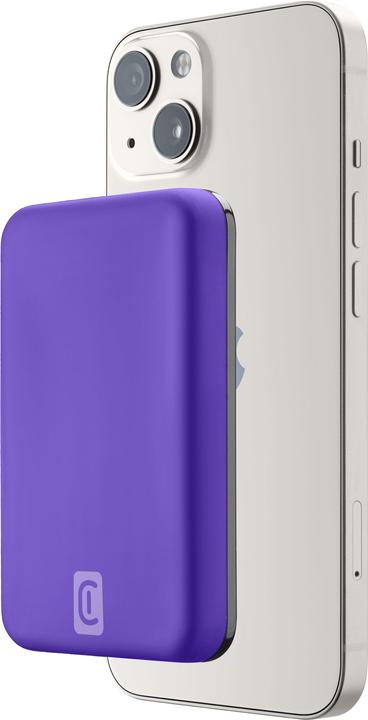 Produktbild Cellularline MagSafe Wireless Power Bank MAG 5000 VIOLET (5000 mAh, 10 W, 19.25 Wh)