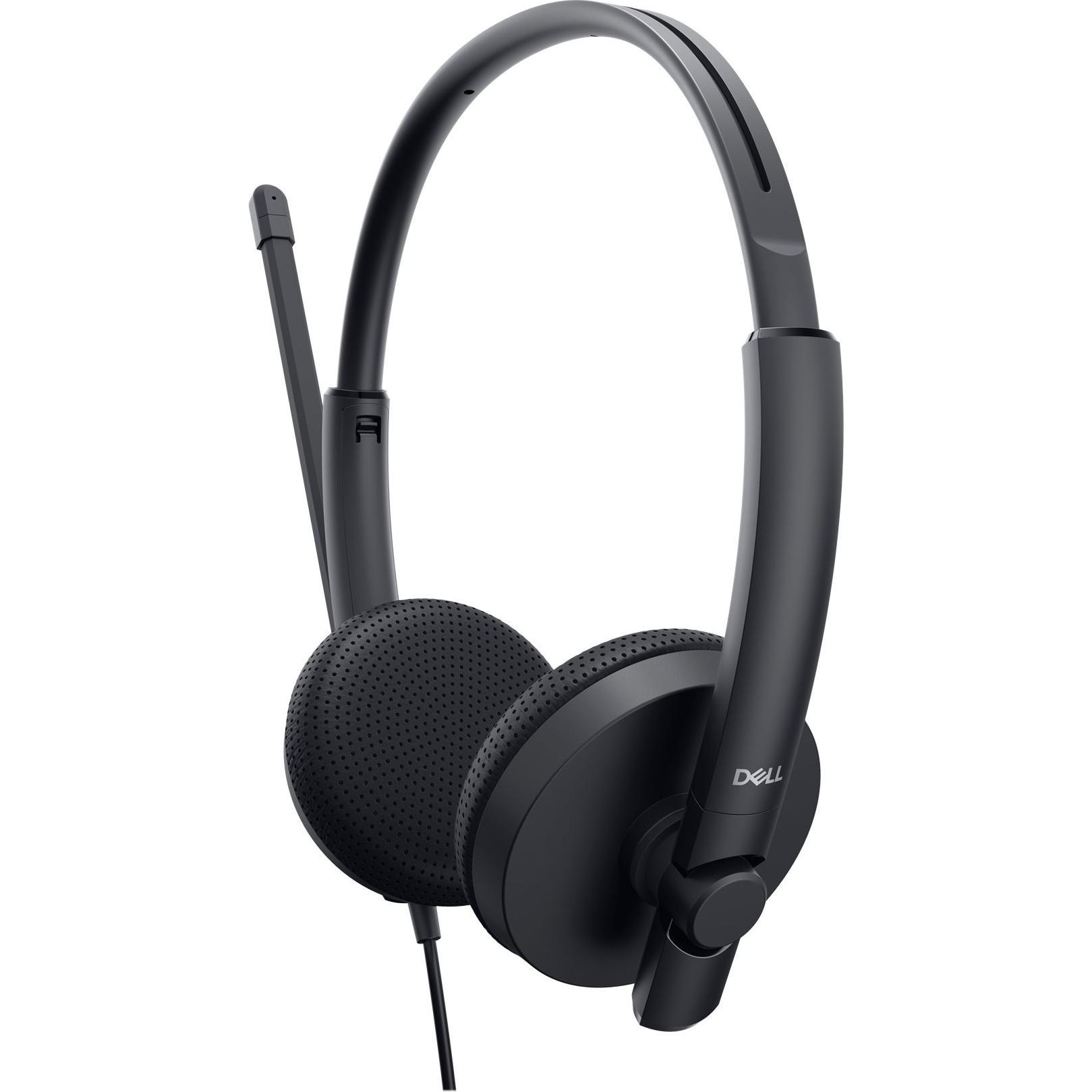 Dell Stereo Headset - WH1022 (Kabelgebunden), Office Headset, Schwarz