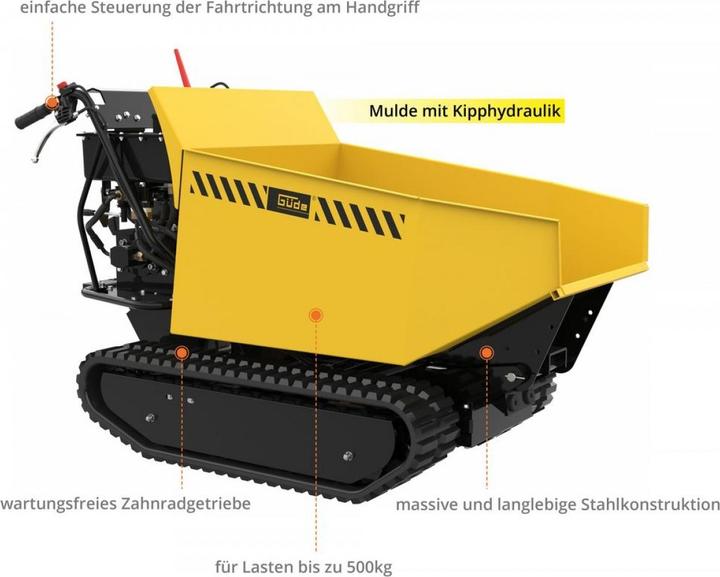 Produktbild Güde - Raupendumper GRD 500/R
