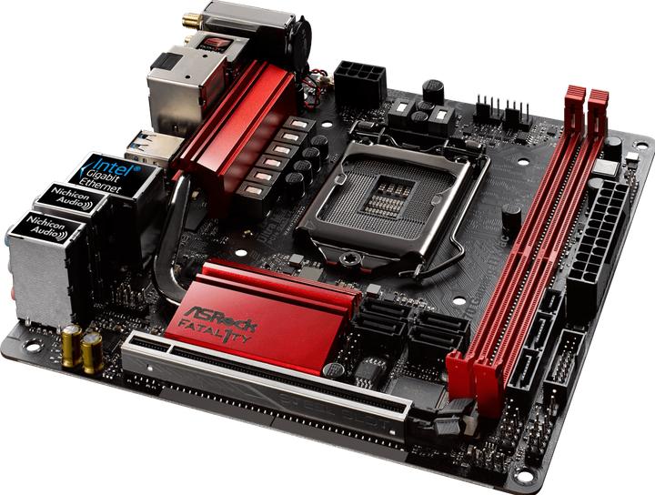 Produktbild AsRock Fatal1ty Z270 Gaming-ITX (LGA 1151, Intel Z270, mATX, Mini-ITX)