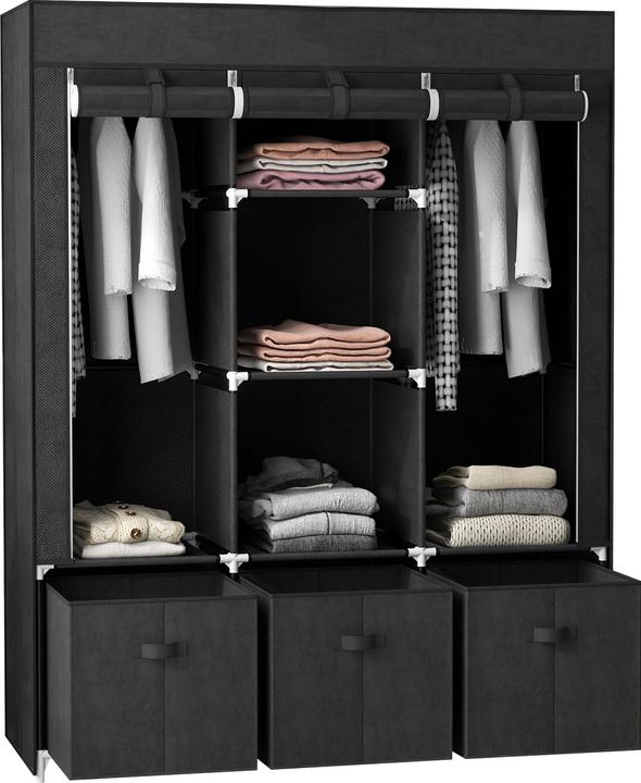 Image du produit Homcom Stoffschrank mit Tür (125 x 43 x 162,5 cm)