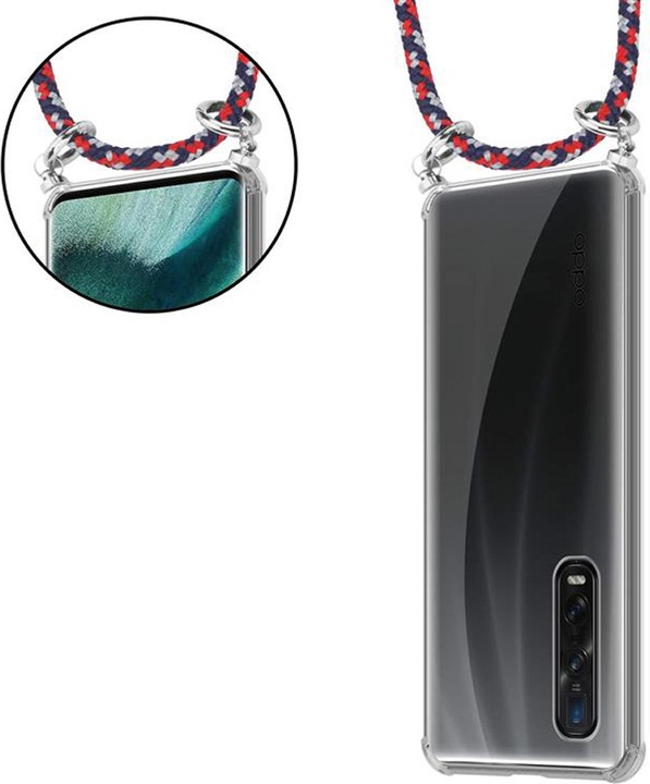 Produktbild Cadorabo TPU Handy Kette SILBER Cover