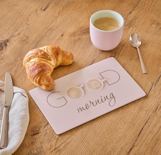 Actual product image Zeller Present Frühstücksbrettchen Good morning 23.3x14.3x0.3 cm