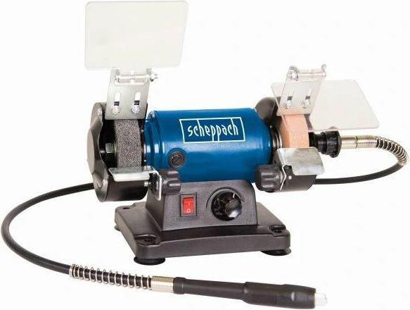 Scheppach Double grinder with flexible shaft HG35 (Bench grinder, 120 W)