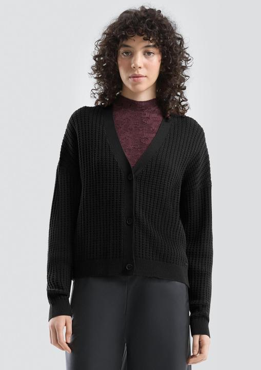 Produktbild s.Oliver Strickjacke Strukturierter Cardigan (M)