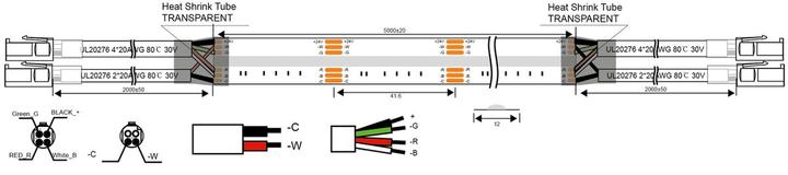 Actual product image L&S LED Band RGB + Emotion 24 V, 15 W/m,5m (RGB, 500 cm, Indoor)