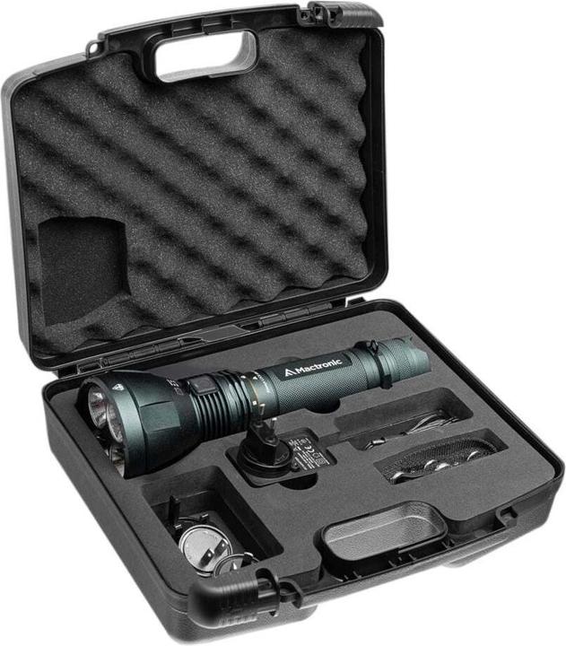 Actual product image Mactronic 11600lm rechargeable flashlight Blitz K12 (27.30 cm, 11600 lm)