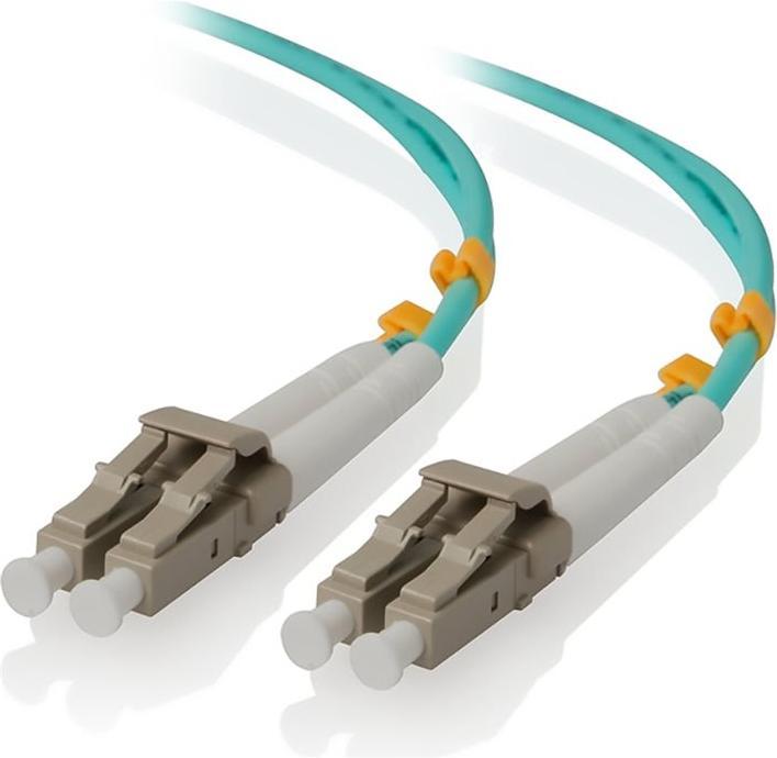 Actual product image Alogic Fiber optic cable LC-LC Multi Mode Duplex LSZH OM4 0.5m (0.50 m)