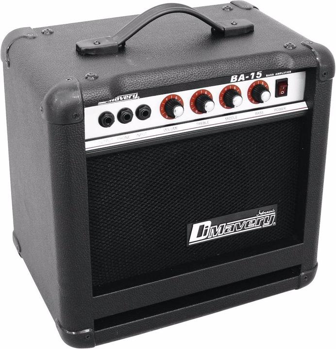 Dimavery BA-15 Bass-Verstärker 15W sw (Bass, 15 W)