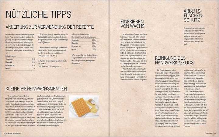 Nährwerte und Zutaten Bienenwachs Werkstatt (Deutsch, Petra Ahnert, 2016)