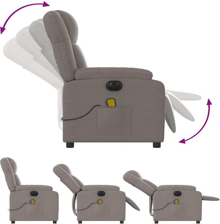 Image du produit vidaXL elektrischer Massagesessel