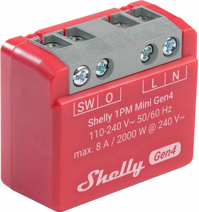 Image du produit Shelly 1PM Mini Gen4 (Actionneur de commutation)