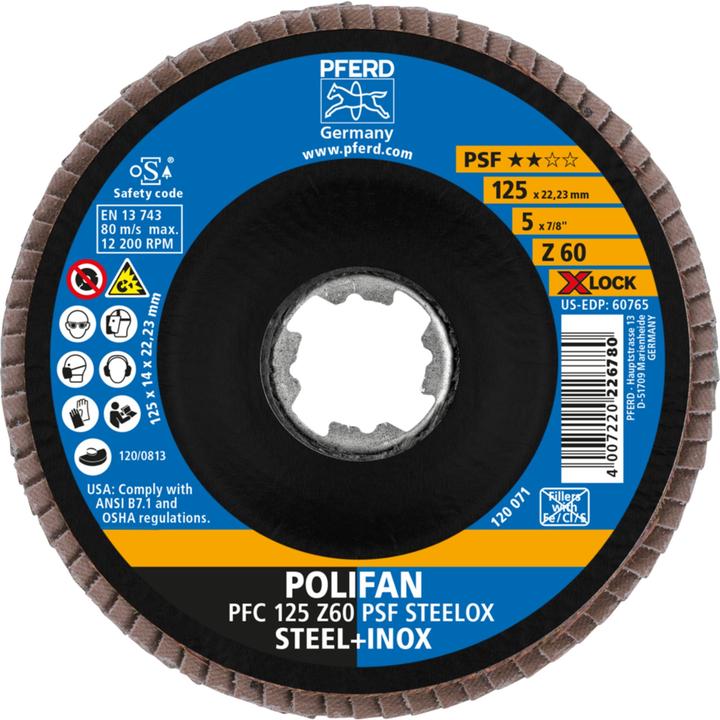 Produktbild Pferd X-LOCK Fächerschleifscheibe Universal-Linie PSF (60)