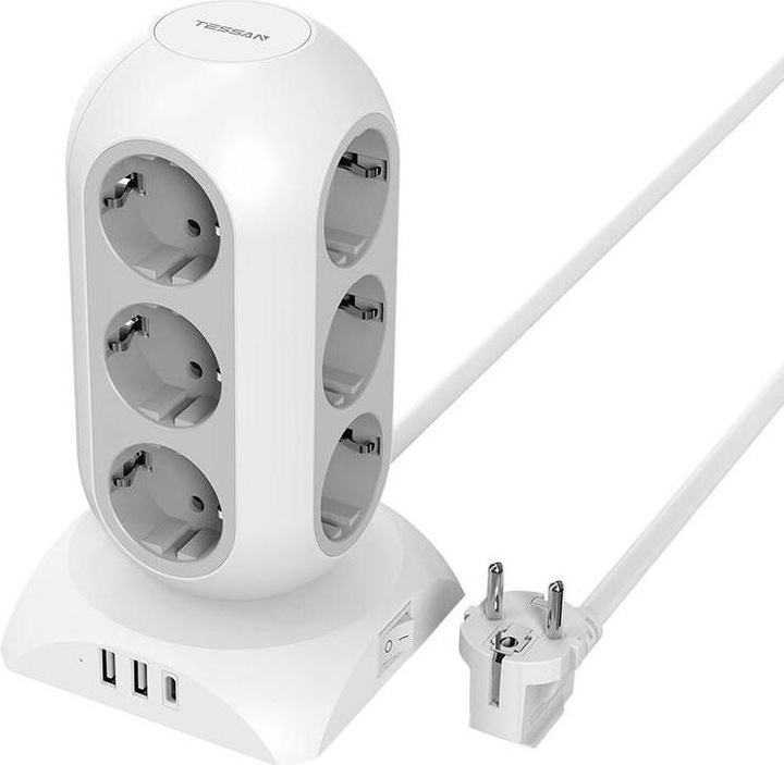 Produktbild Tessan TPS02-DE-C power strip (12 x, CEE 7/3)