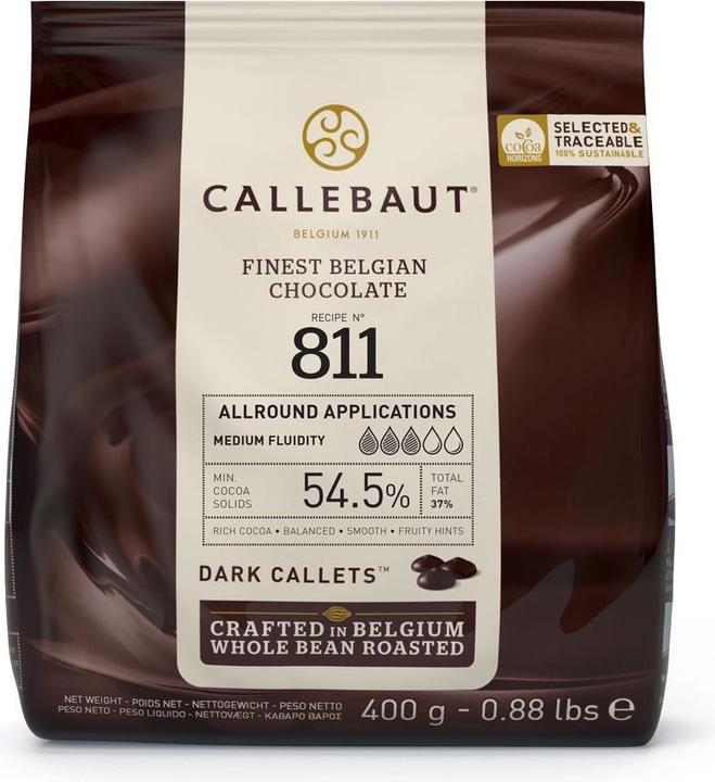 Callebaut Chocolat à la silice - Noir - 400g (400 g)