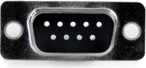 Produktbild StarTech DB9 auf RJ45 Modular-Adapter - Stecker/Buchse - Seriell Adapter DB-9 / RJ-45 - St / Bu (0.09 m)