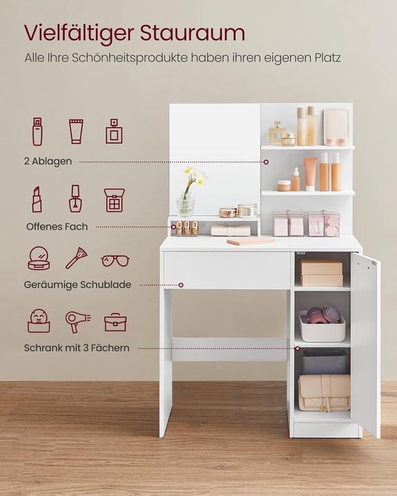 Actual product image Vasagle Mira (80 x 40 x 132 cm)