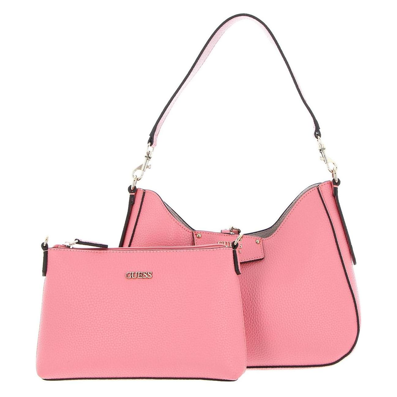 Guess, Damen, Handtasche, Eco Brenton Hobo, Pink