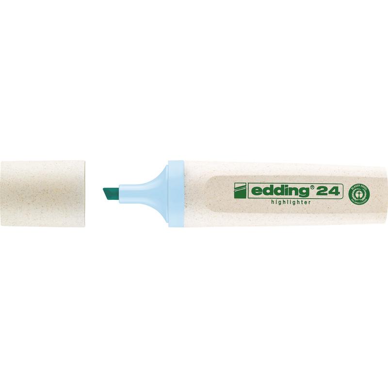 Thumbnail - Edding, Marker, Textmarker 24 EcoLine (Pastellblau, 5 mm, 1 x)