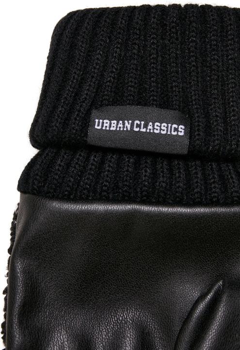 Produktbild Urban Classics Sherpa Imitation Leather Gloves (S, M)