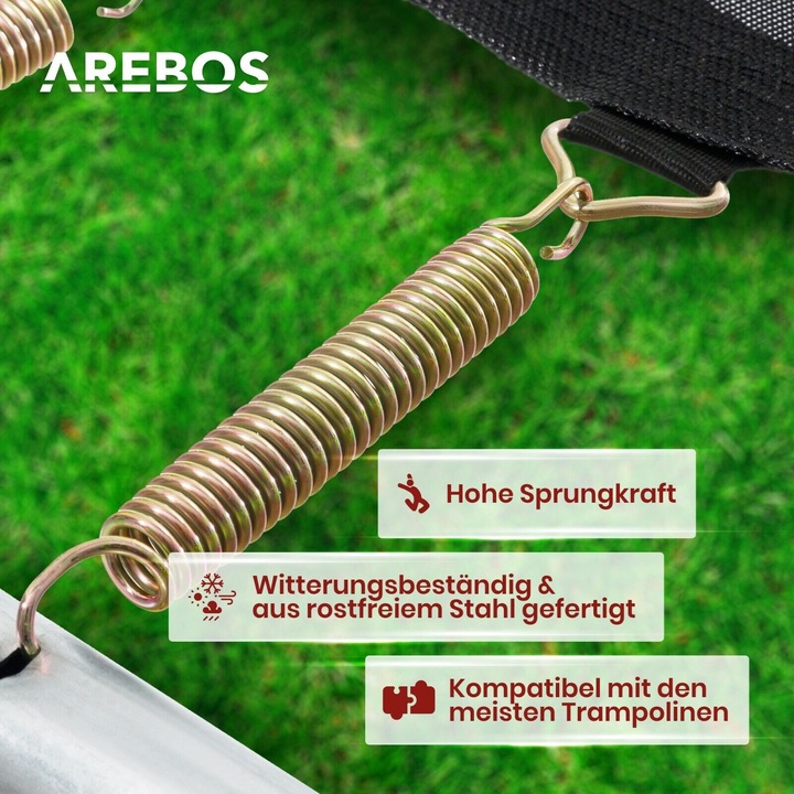 Actual product image Arebos Trampoline springs