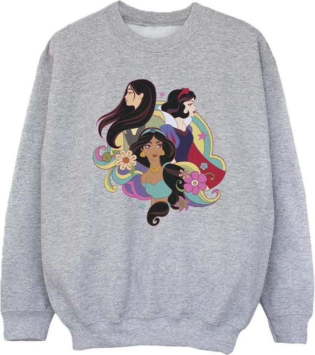 Produktbild Disney Princess Mulan Jasmine Snow White Sweatshirt Mädchen (128)