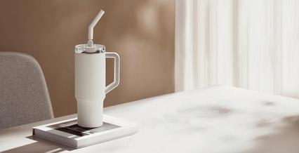 Actual product image Xiaomi Thermobecher mit Strohhalm (1 l)