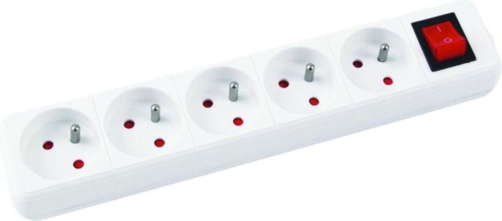 Office Products Office produktų tiekimo linija 5 lizdai 3 m balta (13115341-14) (5x, PECO 7/5, 3 m)