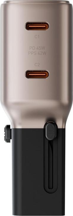Produktbild Energea Wall charger TravelGo Adapter 45 2xUSB-C 45W gold-black (45 W, 2 Ports)