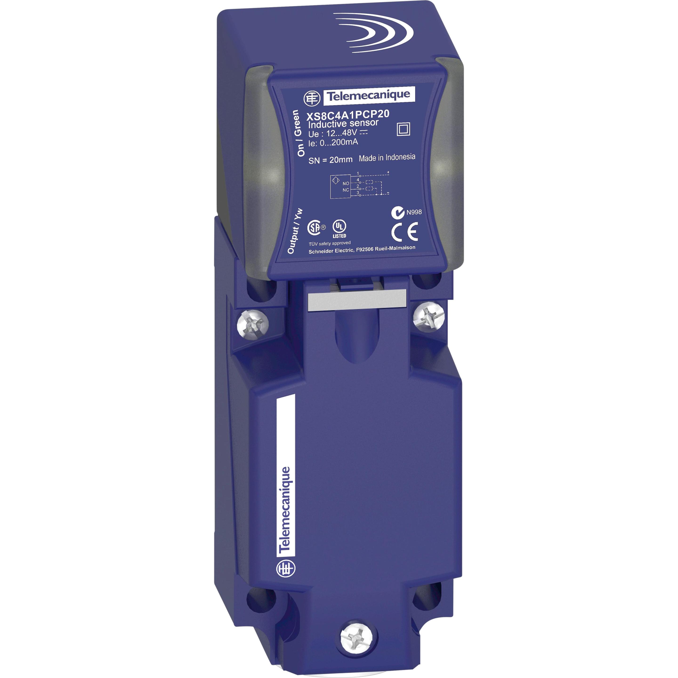 Schneider Electric, Systemstromversorgung, XS8-Indu. Näher.sch. 40x40x117, PBT, Sn XS8C4A4DPP20