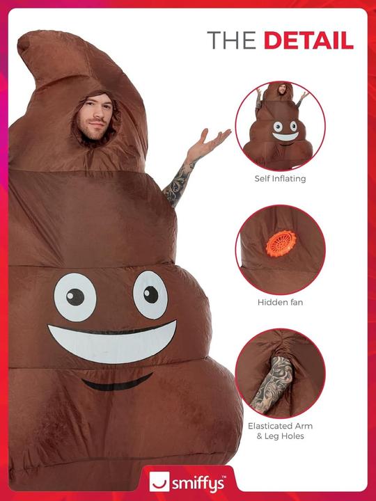 Immagine prodotto Smiffys Emoticon Feci - Poop (Taglia unica)