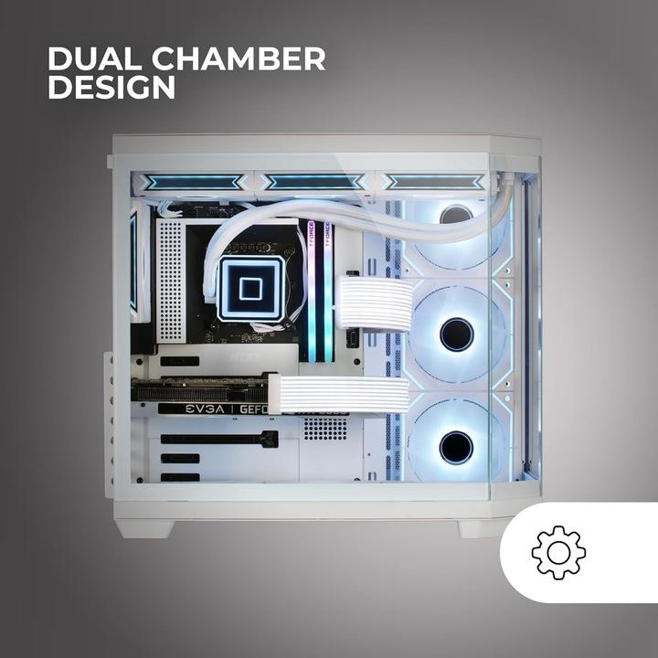 Produktbild Mars Gaming MC-3TCOREW (ATX, mATX, Mini-ITX)