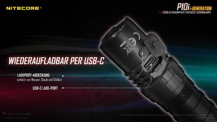 Actual product image Nitecore P10i (14.70 cm, 1800 lm)
