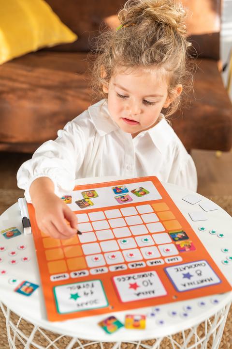 Actual product image Jumbo I learn reward board (German)