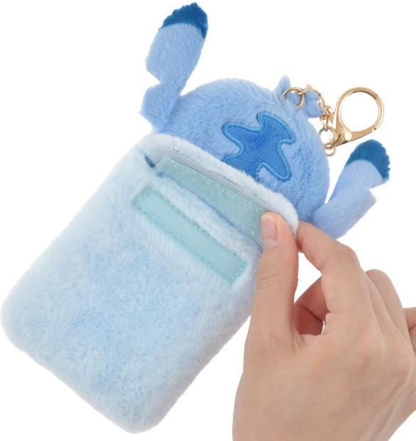 Image du produit Disney Stitch Kartenhalter mit flauschigem Schlüsselanhänger