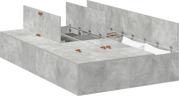 Actual product image vidaXL Aufbewahrungsbettgestell (120 x 190 cm)