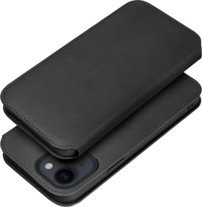 Actual product image OEM Book case DUAL POCKET Book case for IPHONE 16 Plus black (Apple iPhone 16 Plus)