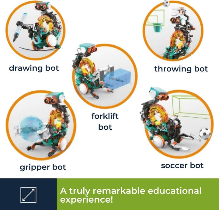 Produktbild Velleman Roboter 5-in-1 Bausatz