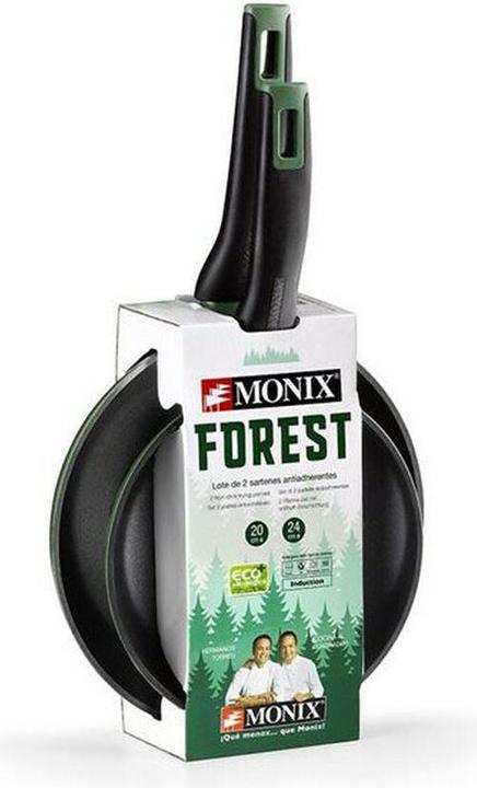 Immagine prodotto Monix Set di pentole FOREST M501235 (24 cm, Set di pentole e padelle da cucina, Alluminio)