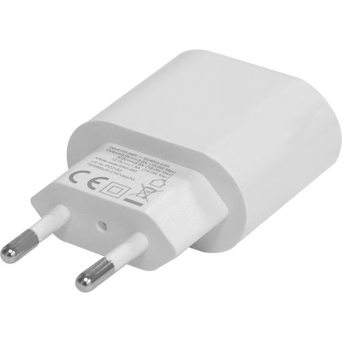 MTM Netzteil USB-C Ladegerät 18 Watt White, Universal, Bulk (20 W), USB Ladegerät, Weiss
